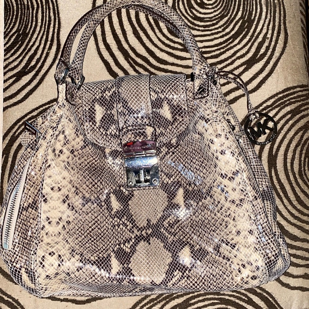 Snakeskin Michael Kors purse